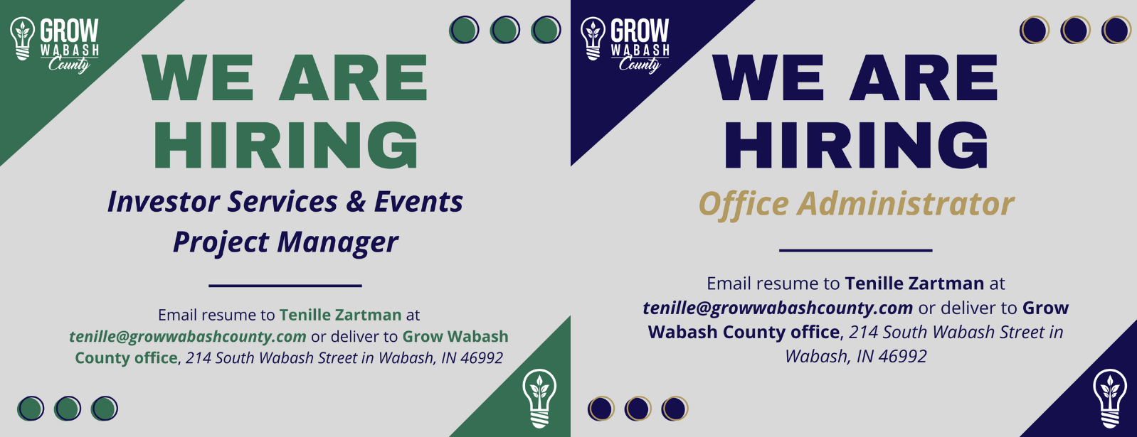 GWC accepting applicants for two new positions main photo