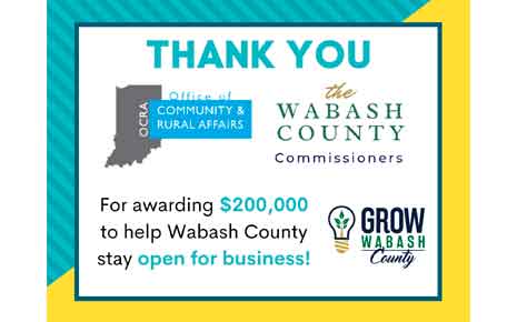 42 Wabash County Businesses to Receive COVID-19 Grants Photo