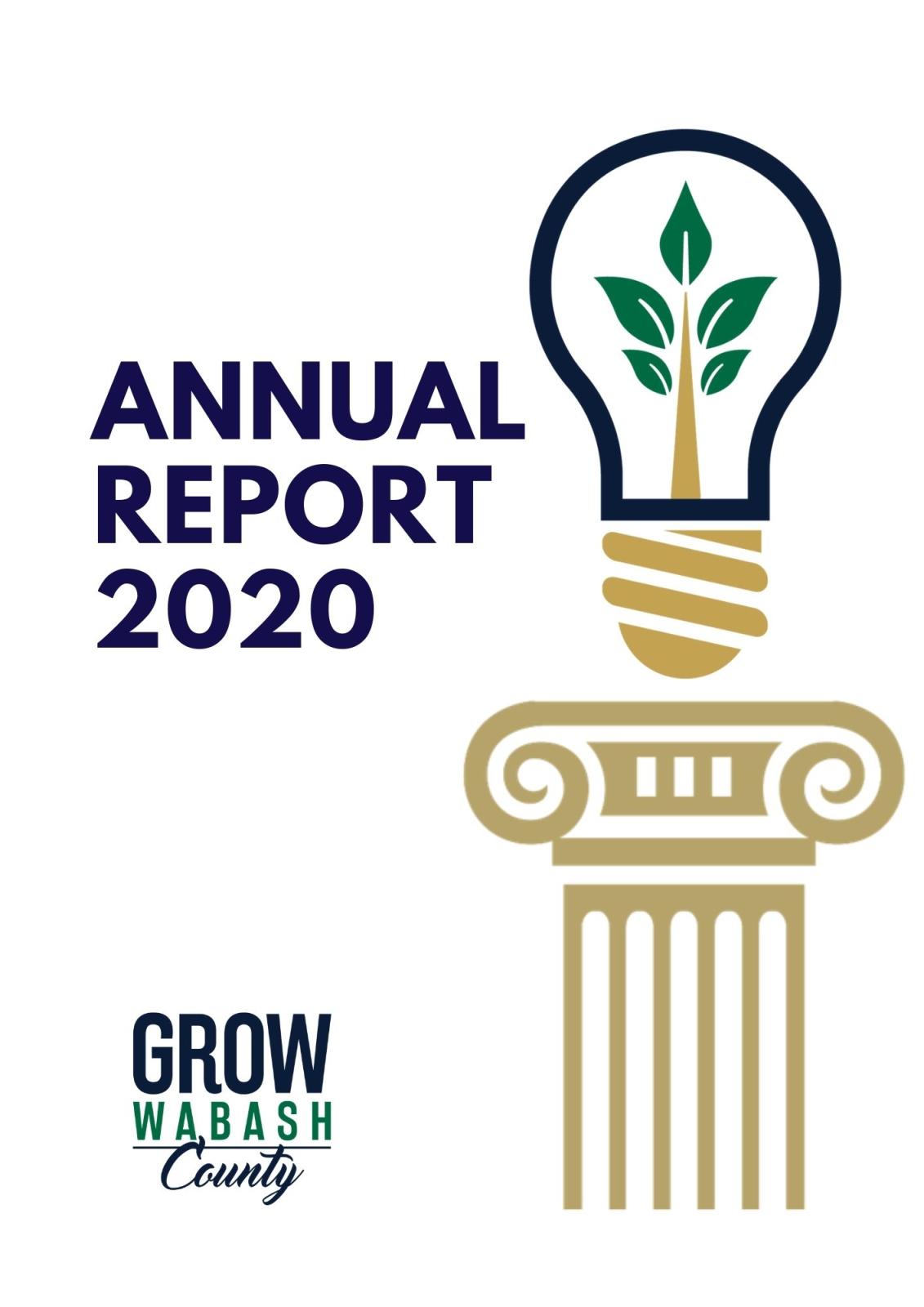 Thumbnail Image For Grow Wabash County 2020 Annual Report - Click Here To See