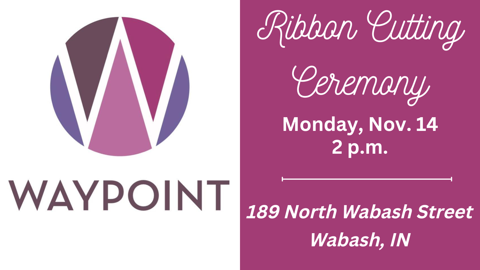 Waypoint to be welcomed with ribbon cutting ceremony main photo