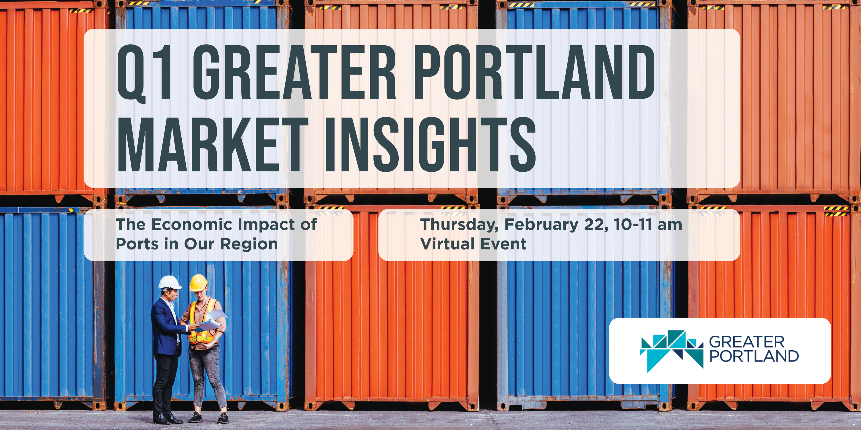 Event Promo Photo For GPI's Market Insights 2024 Q1: The Economic Impact of Ports in Our Region