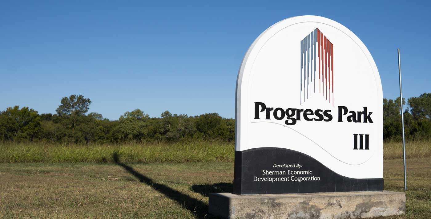 Progress Park III sign