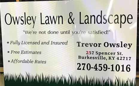 Owsley Lawn & Landscaping's Image