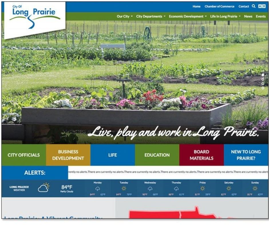 City of Long Prairie Launches Newly Designed Website Photo