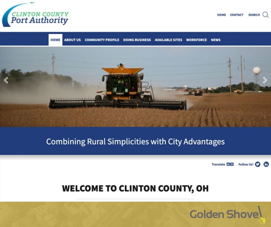 Clinton County Port Authority Launches Newly Designed Website Photo