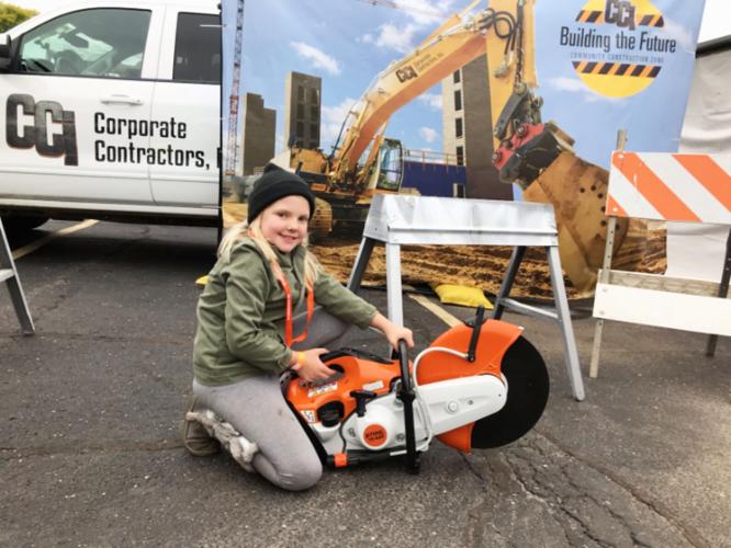 Novie Woodkey was able to get some hands-on experience in the construction field in 2019 when CCI hosted their first Community Construction Zone event. This year the event will be held Oct. 7 near the Ironworks Campus in downtown Beloit.