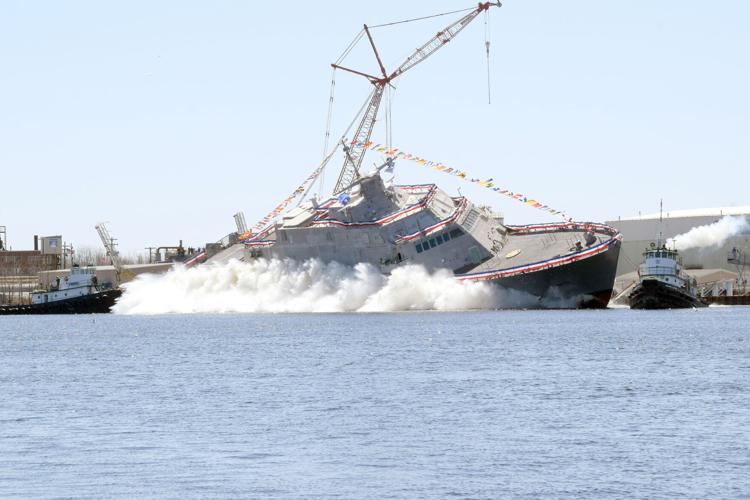 The USS Beloit was christened and launched in Marinette, Wisconsin on May 7. The new naval vessel was named after Beloit, Wisconsin due to the close working relationship between the U.S. Navy and Fairbanks Morse Defense based in Beloit.
