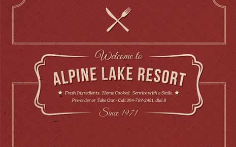 Alpine Lake Dining (Terra Alta) Photo