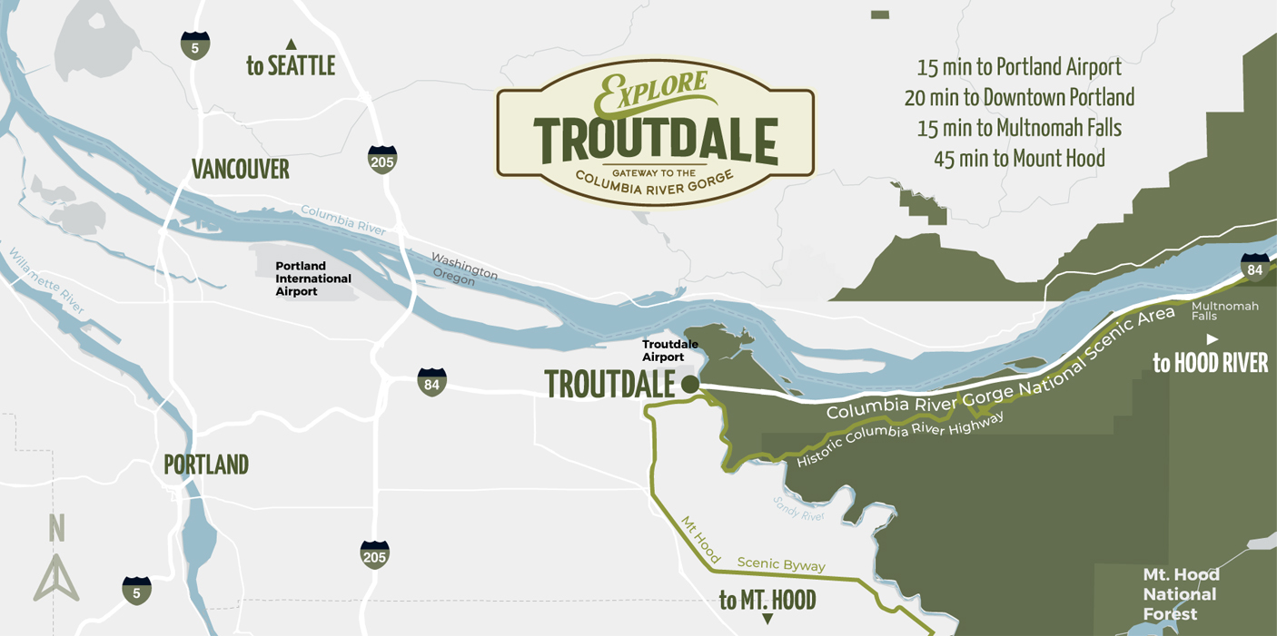 Troutdale Historic Map