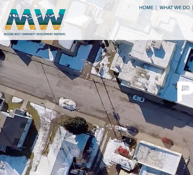 Mission West website homepage