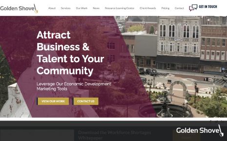 Golden Shovel Agency Launches Economic Development Focused Website Photo