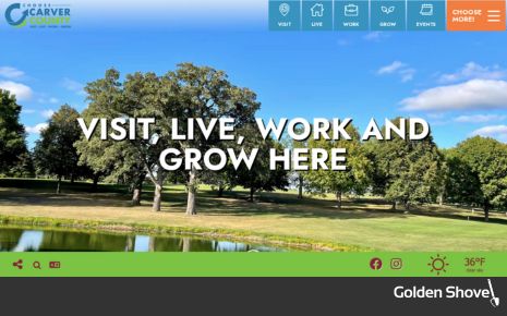 Carver County Community Development Agency Launches New Website “Choose Carver County” Main Photo