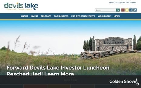 Forward Devils Lake Economic Development Launches Newly Designed Website Photo