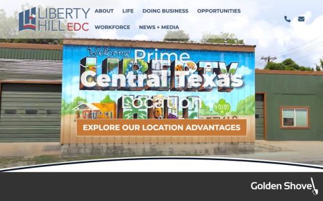 Liberty Hill EDC Unveils Dynamic New Website in Collaboration with Golden Shovel Agency Photo