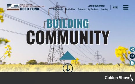 Rural Electric Economic Development, Inc. (REED Fund) Unveils Redesigned Website in Partnership with Golden Shovel Agency Photo