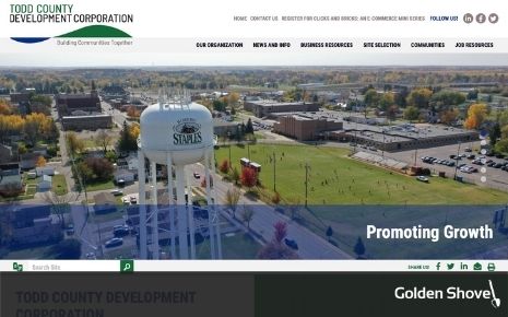 Todd County Development Corporation Redesigned Website to Continue "Building Communities Together" Main Photo