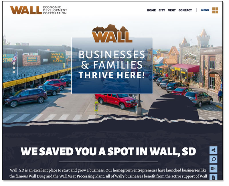 New Redesigned Website, Crafted by Wall Economic Development Corporation with Golden Shovel Agency, Highlights the Ideal Location to Live and Work Photo