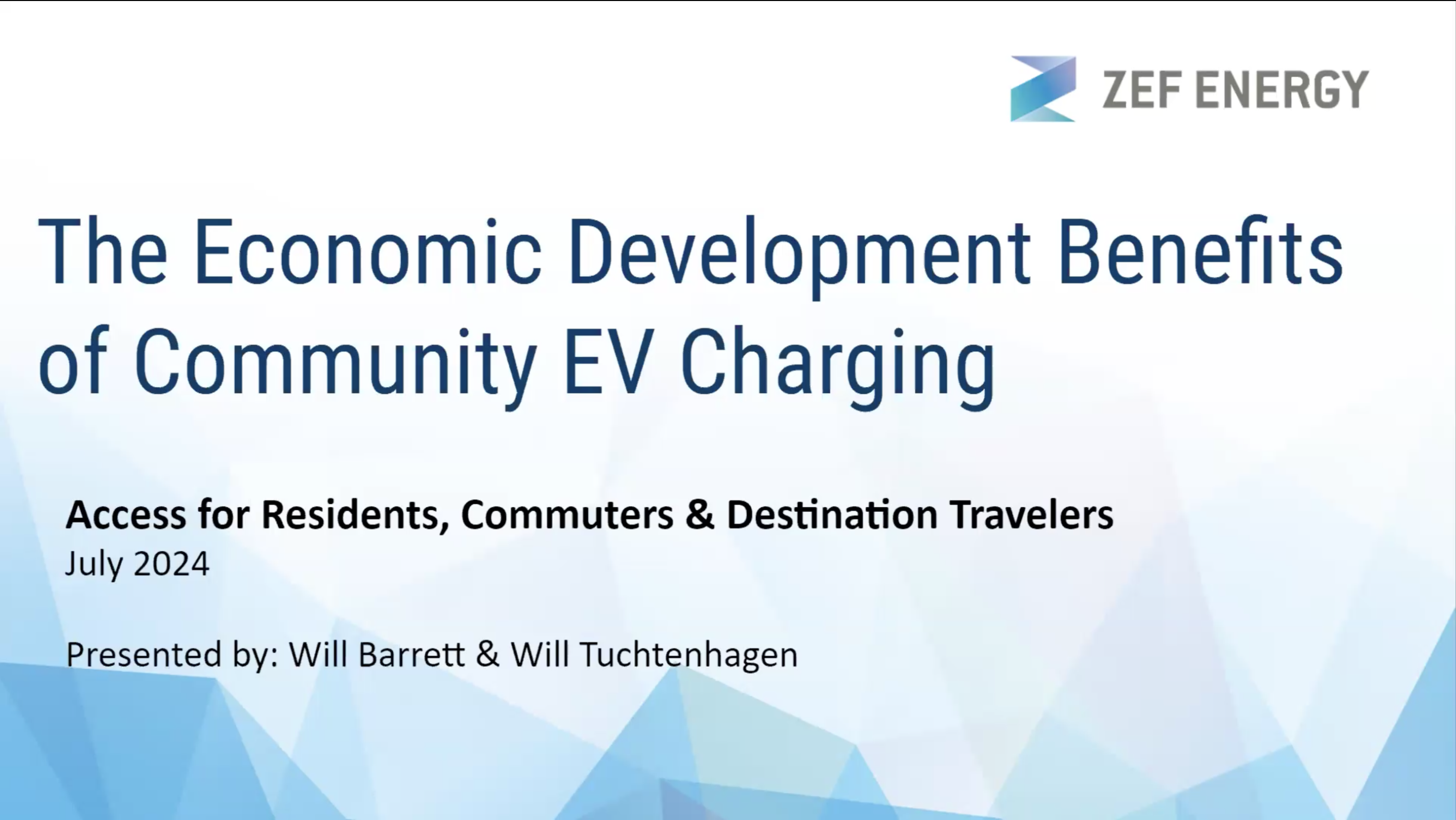 Thumbnail for The Economic Development Benefits of Community EV Charging