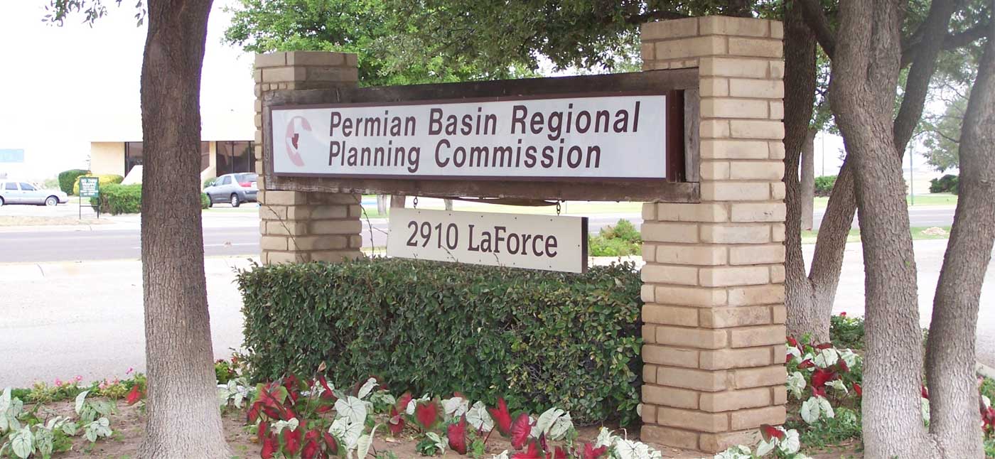Permian Basin Regional Planning Commission sign