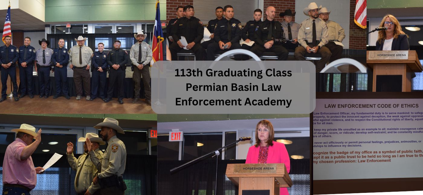 113th Graduation Class of the Permian Basin Law Enforcement Academy