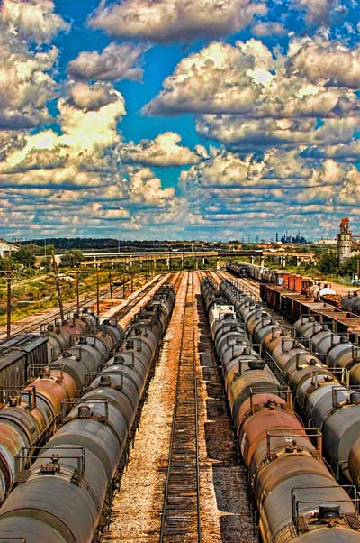 Rail Yard in Big Spring TX