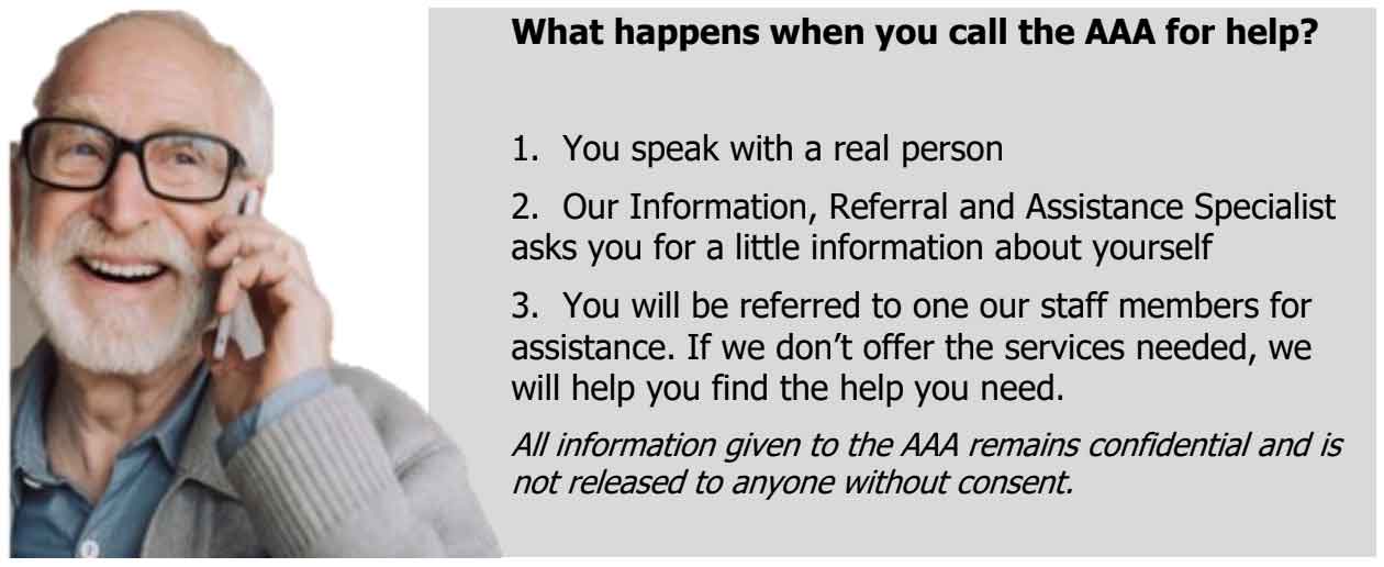 What happens when you call the AAA for help?