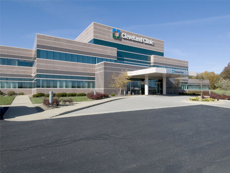 Exterior of the Cleveland Clinic in Wooster