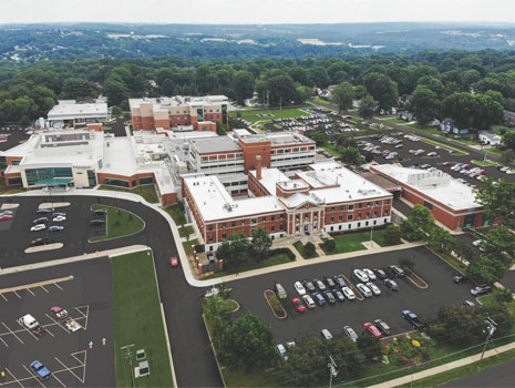 Aerial view of Wooster Community Hospital