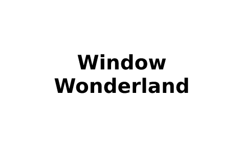 Window Wonderland Photo