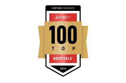 Click the Wooster Community Hospital Named One of the Nation’s 100 Top Hospitals®  by Fortune and Premier’s PINC AITM slide photo to open