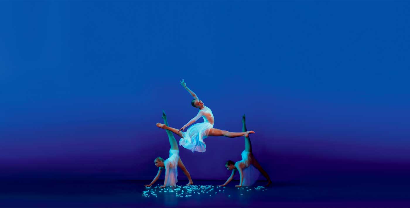 Ballet dancers performing