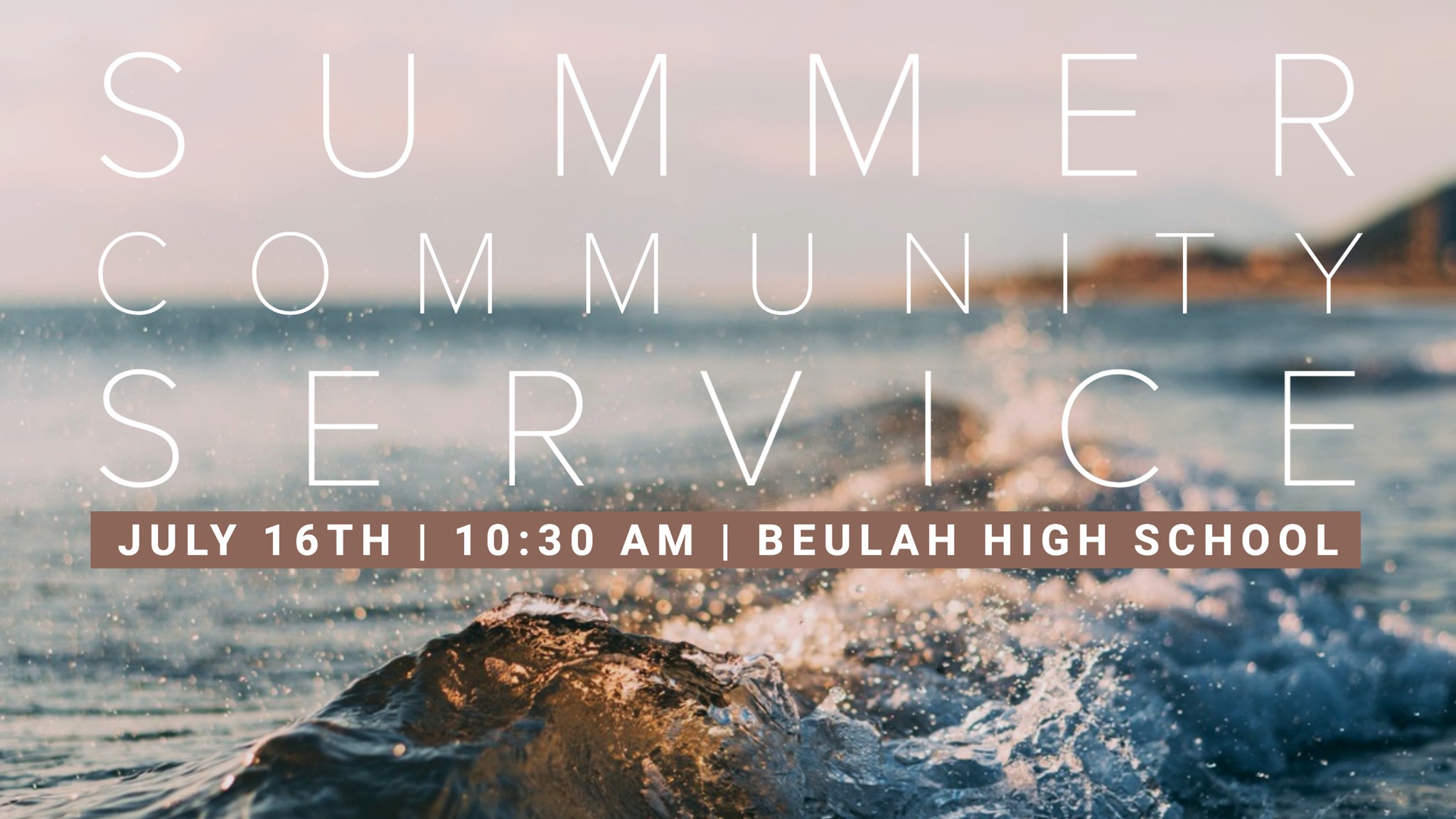 Event Promo Photo For Beulah Ministerial Annual Community Service