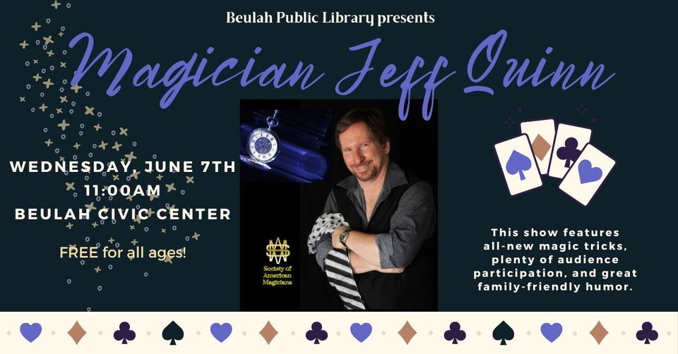 Event Promo Photo For Magician Jeff Quinn