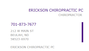 Erickson Chiropractic's Logo