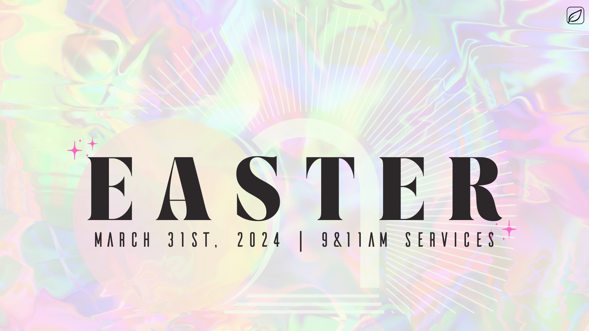 Event Promo Photo For Easter at New Life