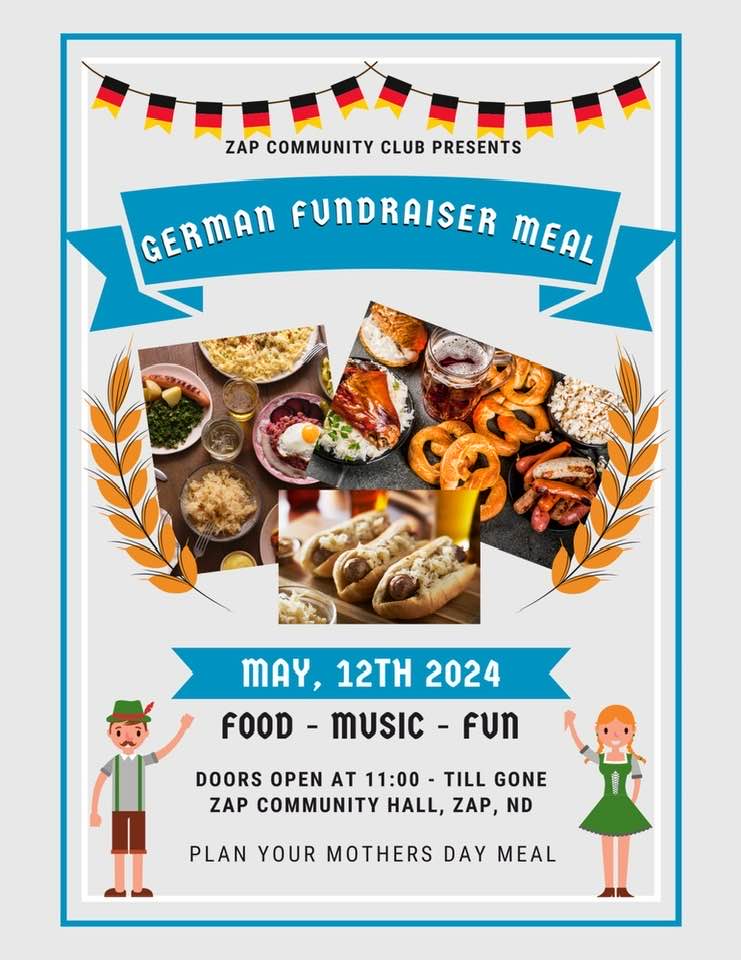 Event Promo Photo For German Fundraiser Meal
