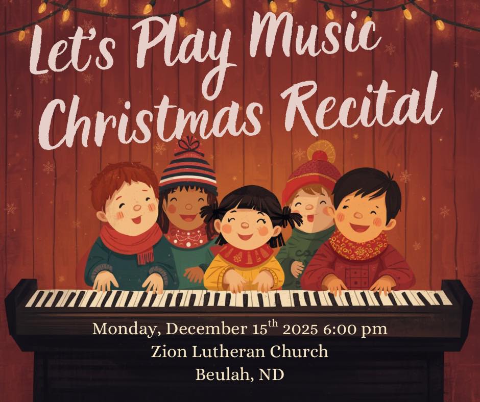 Event Promo Photo For Let's Play Music - Christmas Recital