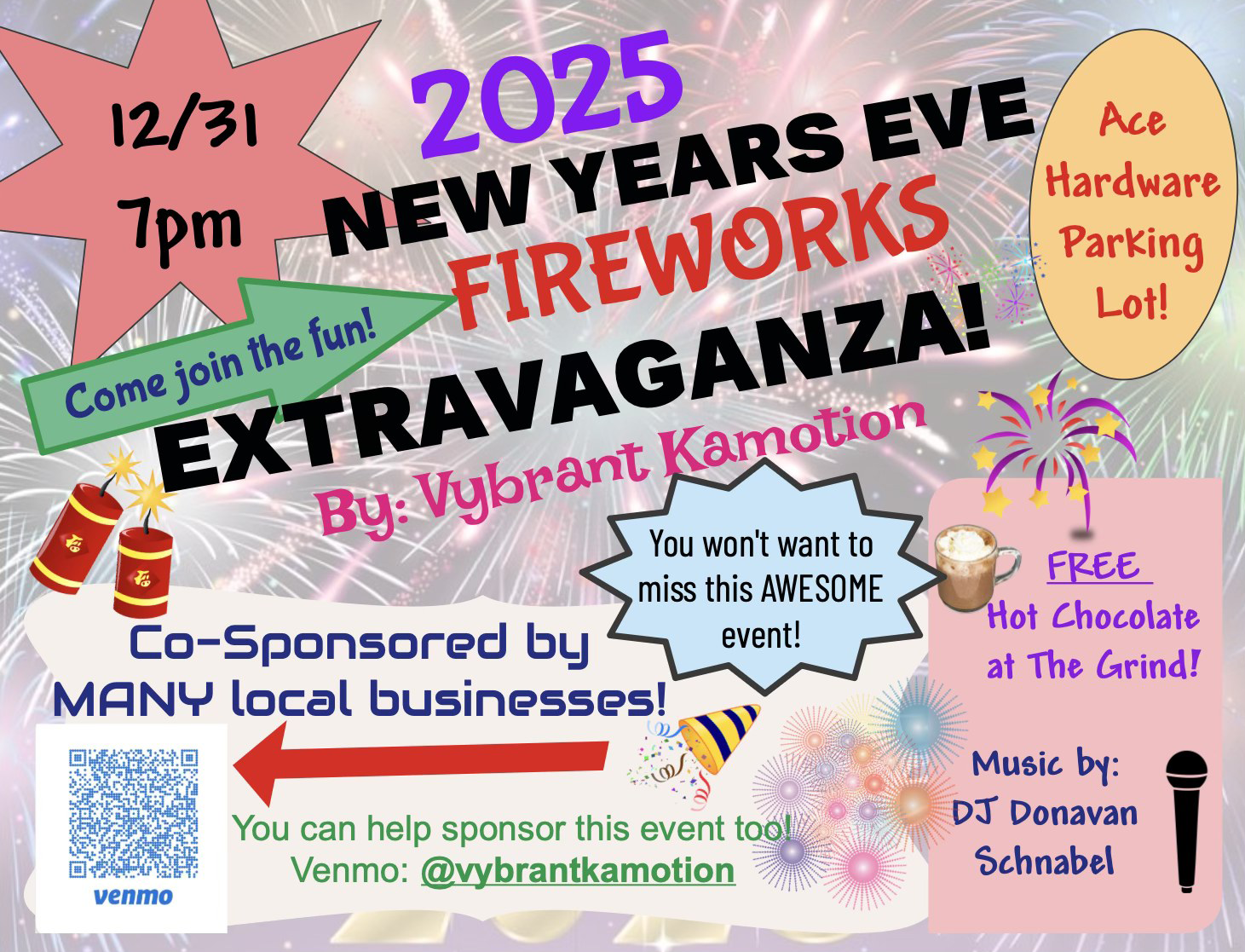 Event Promo Photo For New Year's Eve Fireworks in Beulah