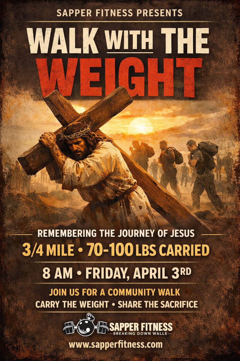 Event Promo Photo For Walk with The Weight - Community Walk