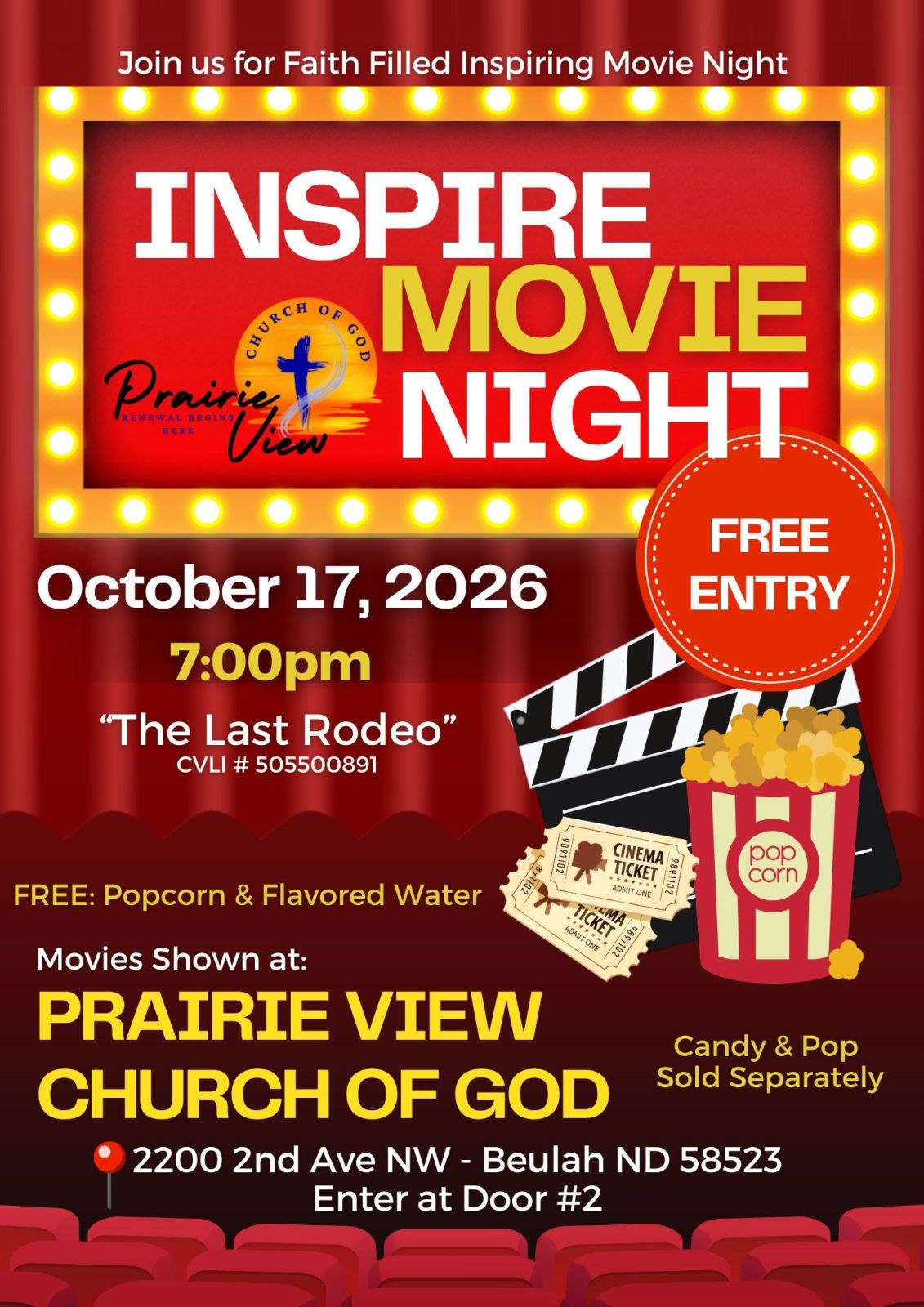 Movie Night at Prairie View Church of God