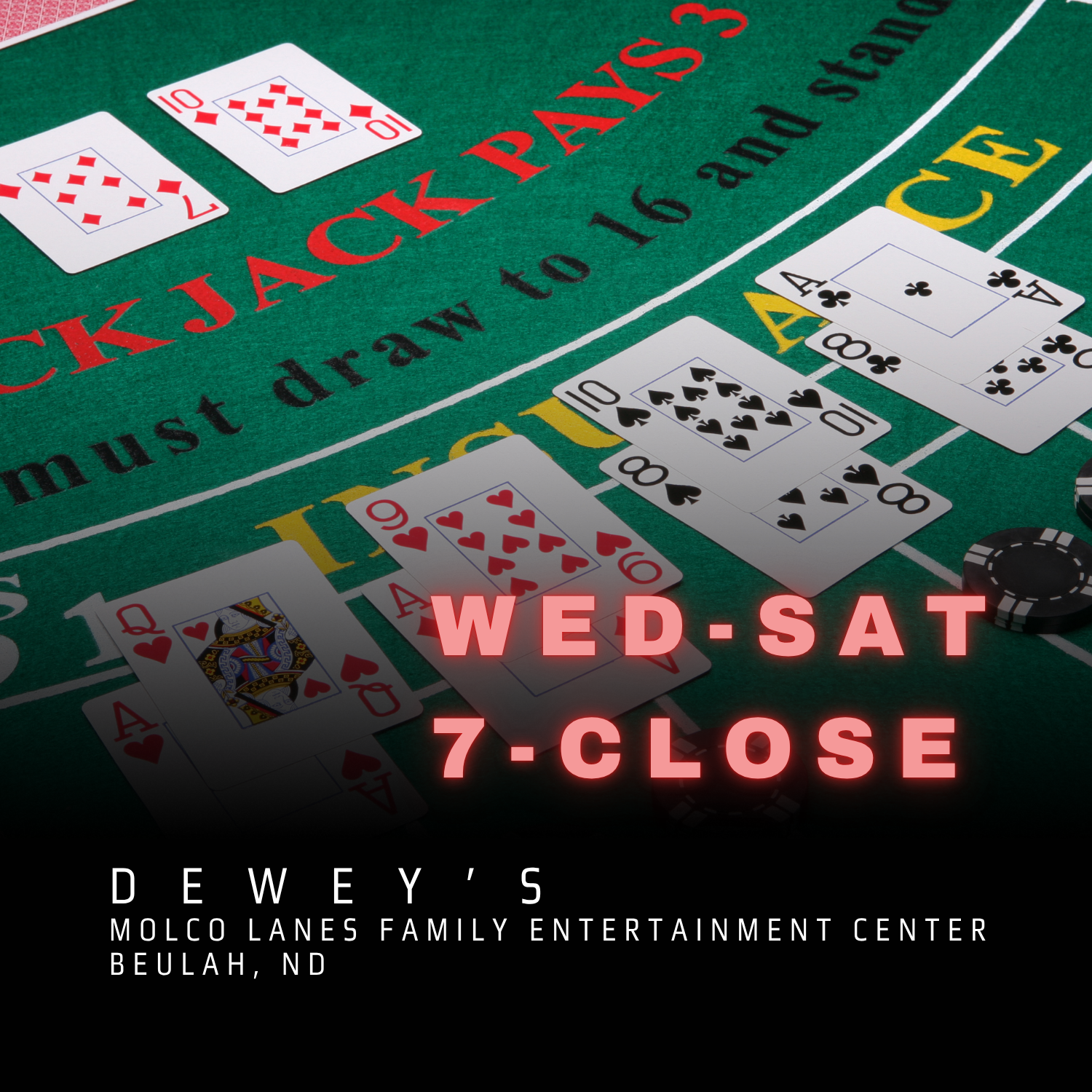 Blackjack at Dewey's Lounge Photo