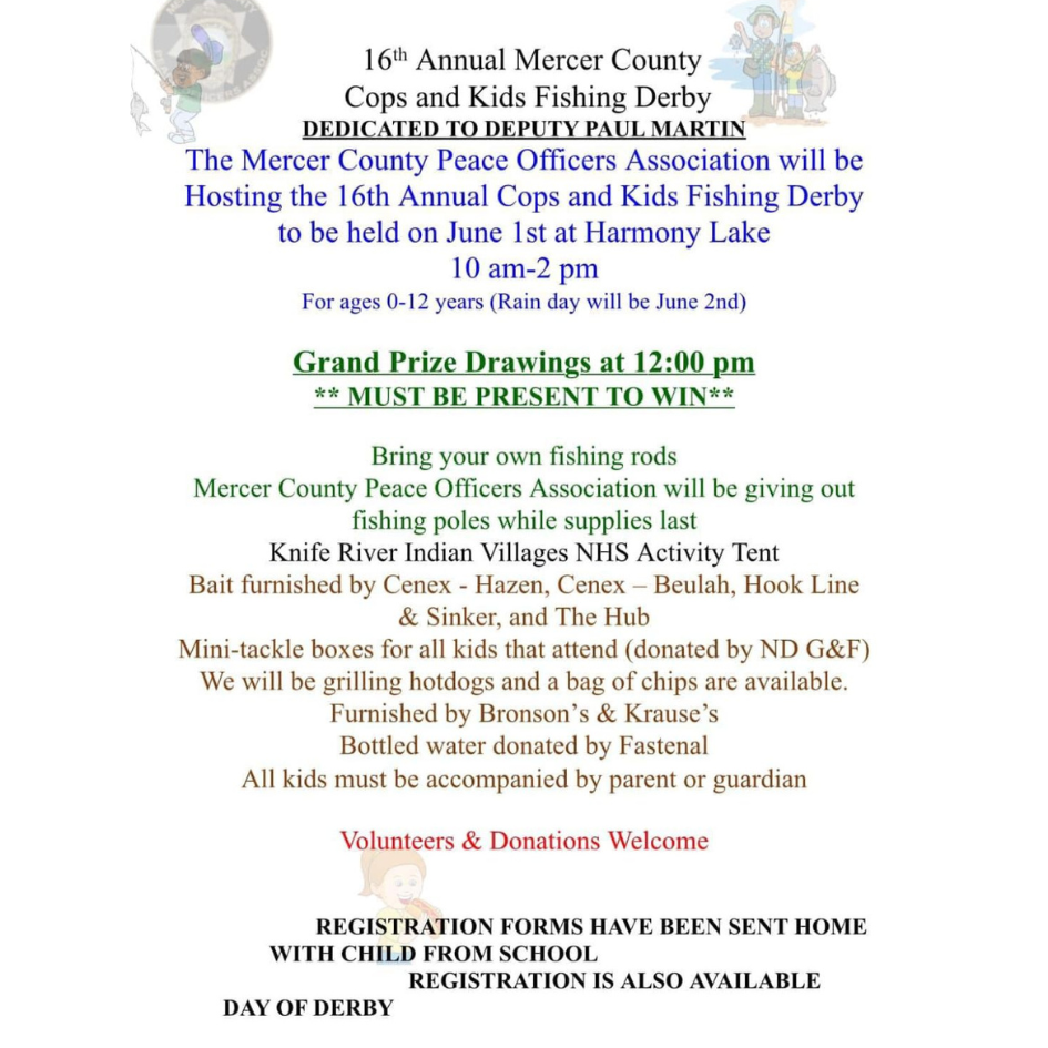 Event Promo Photo For Cops And Kids Fishing Derby