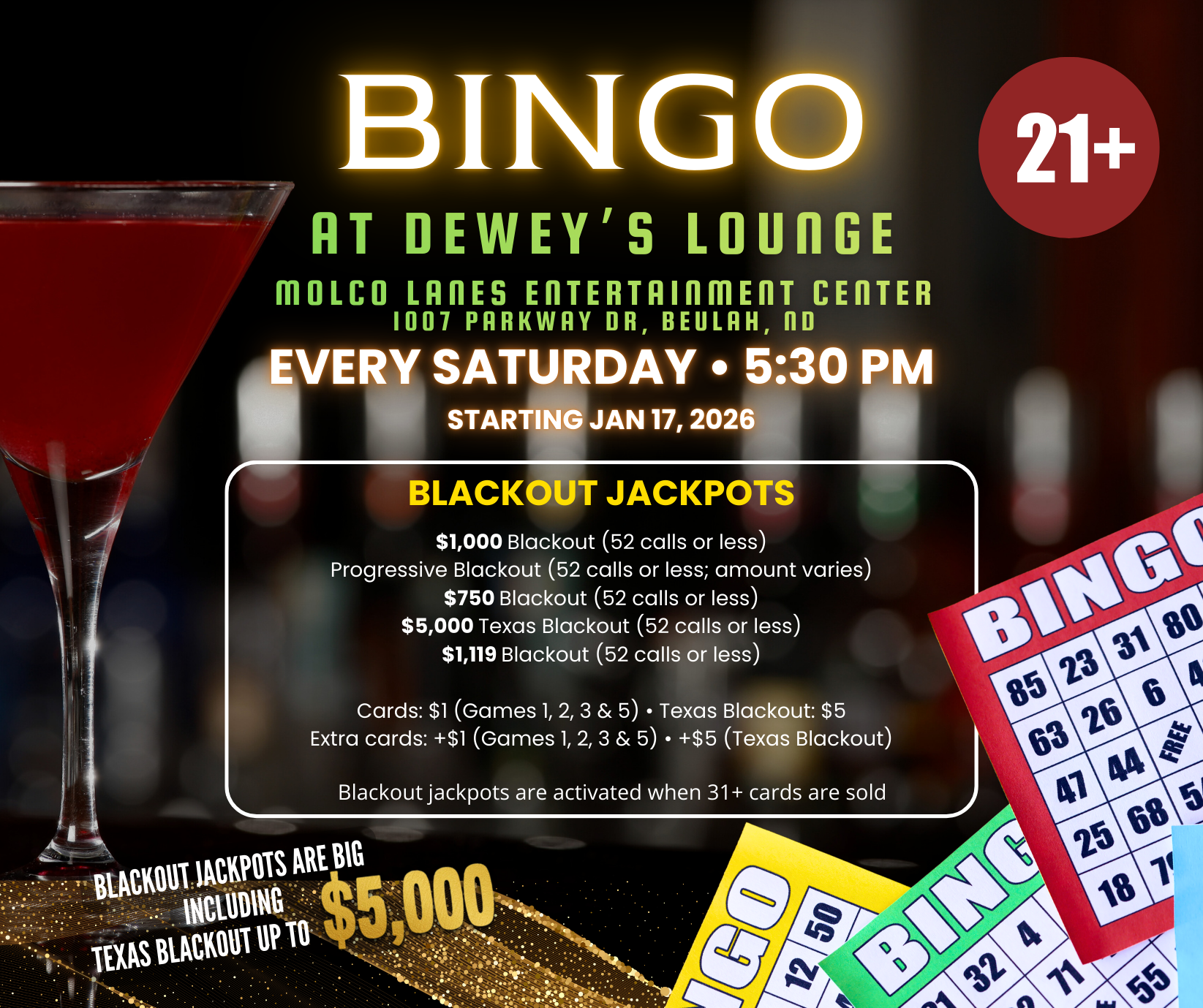 Bingo at Dewey's Photo - Click Here to See