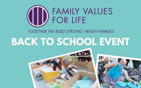 Back To School Event: Family Values For Life Photo