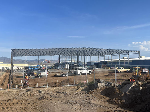 isco building site at kingman industrial park