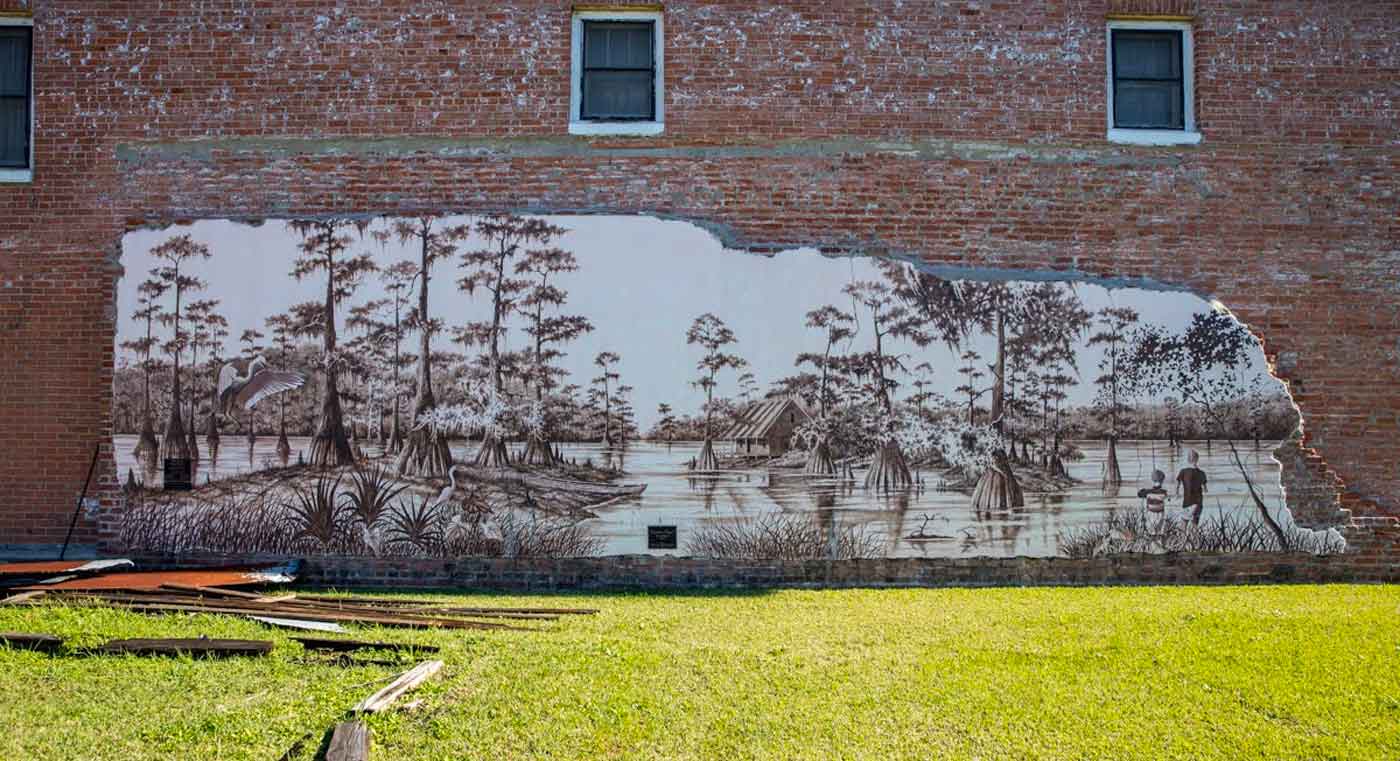 mural on brick building