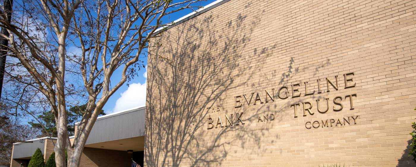 Evangeline Bank Trust building exterior