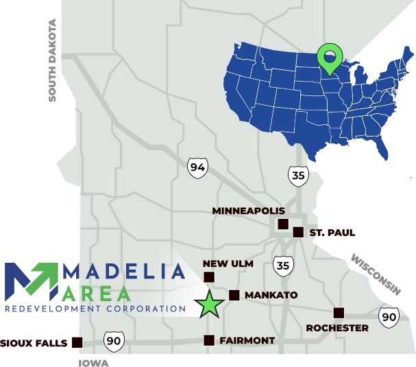 Madelia, MN Map