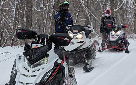 Snowmobiling Photo