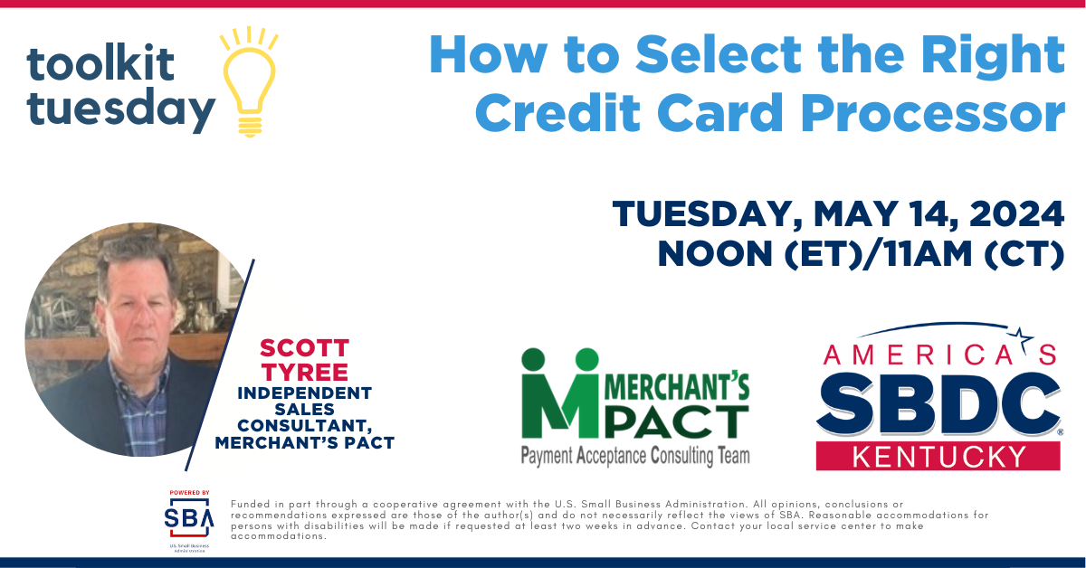 Event Promo Photo For How to Select the Right Credit Card Processor